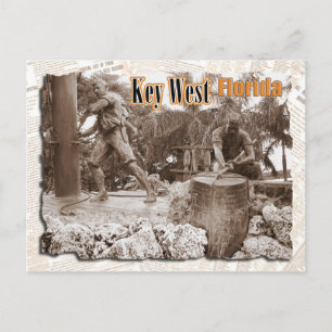 Carte Postale Sculpture en Key West, Floride