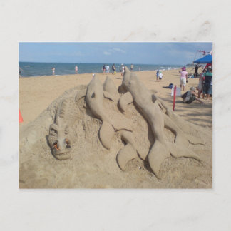 Carte Postale Sculptures en sable