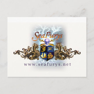 Carte postale SeaFurys Shield (blanc)