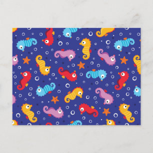 Carte Postale Seahors Motif sans voile