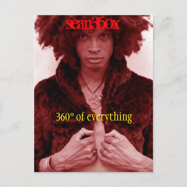 Carte Postale Sean PostCard360x 360° GLAMazon (Devant)