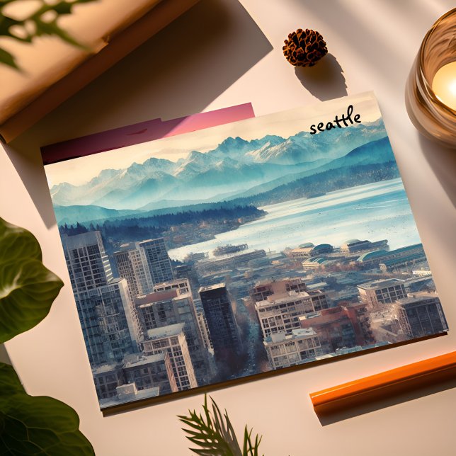 carte postale seattle (Créateur téléchargé)