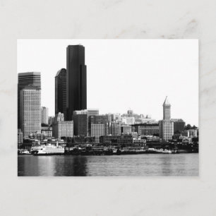 Carte Postale Seattle en B&W