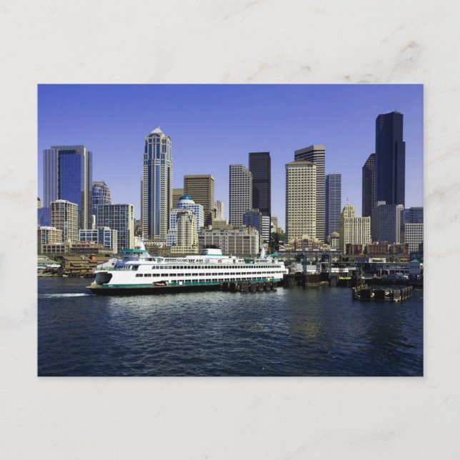 Carte Postale Seattle Ferry État de Washington (Devant)