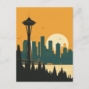CARTE POSTALE SEATTLE N° 1