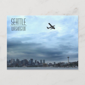 Carte Postale Seattle, WA Seaplane Taking Off from Lake Union