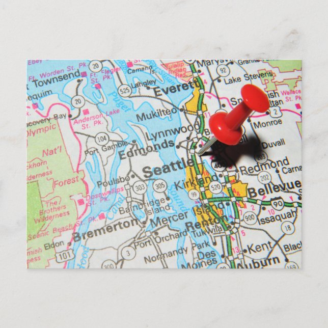 Carte Postale Seattle, Washington (Devant)