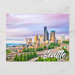 Carte Postale Seattle, Washington, États-Unis