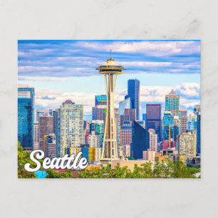Carte Postale Seattle, Washington, États-Unis