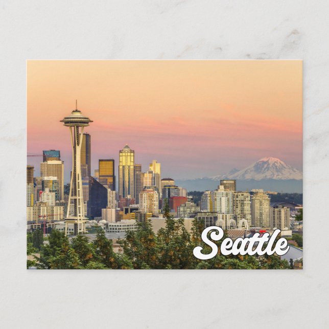 Carte Postale Seattle, Washington, États-Unis (Devant)
