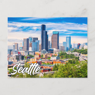 Carte Postale Seattle, Washington, États-Unis