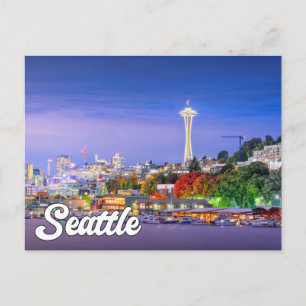 Carte Postale Seattle, Washington, États-Unis