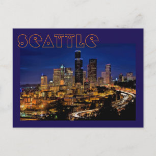 Carte Postale Seattle, Washington, États-Unis La ville d'Emeraud
