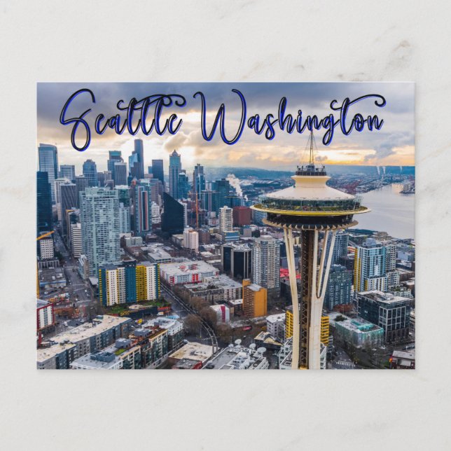 Carte postale Seattle Washington Space Needle (Devant)