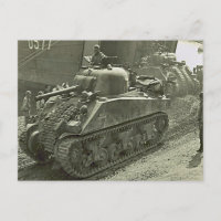 Seconde Guerre mondiale Char Sherman débarqué de L