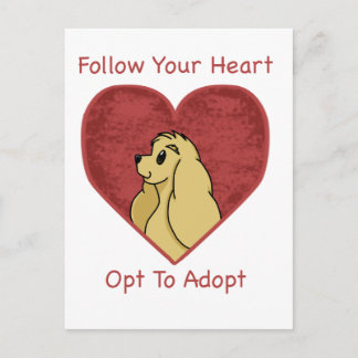 Carte Postale Secourt Cocker Spaniel