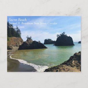 Carte Postale Secret Beach, Samuel H. Boardman, Oregon