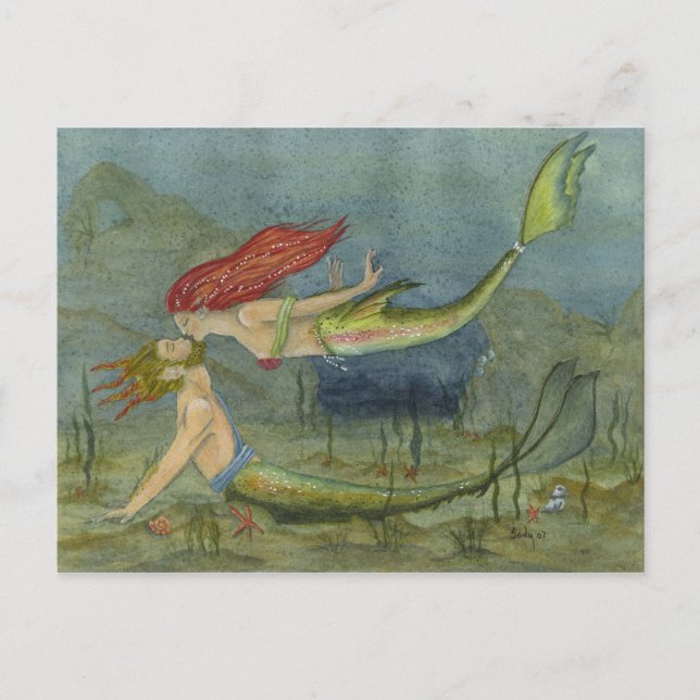 Carte postale Secret Kiss (Devant)