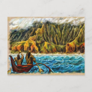 Carte Postale Secret Lau Napali Coast Kauai