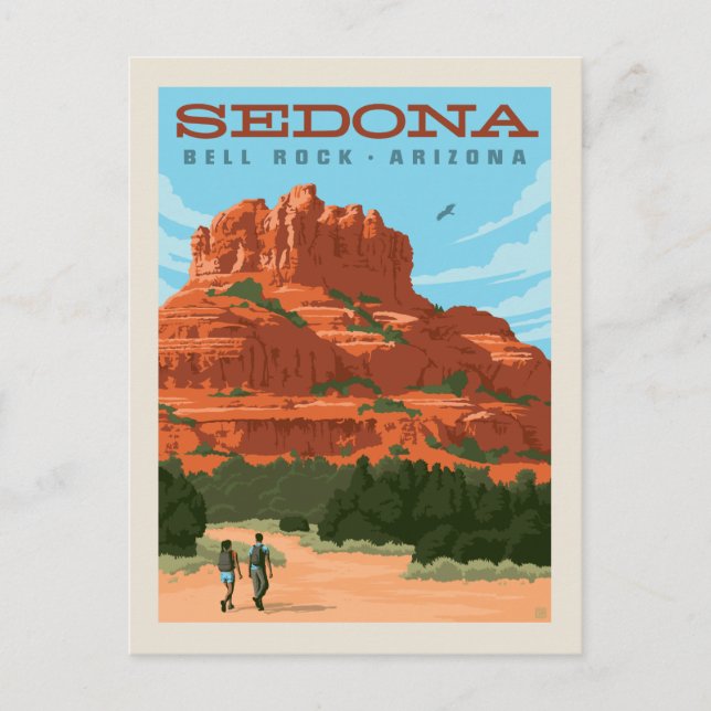 Carte Postale Sedona, Arizona | Bell Rock (Devant)