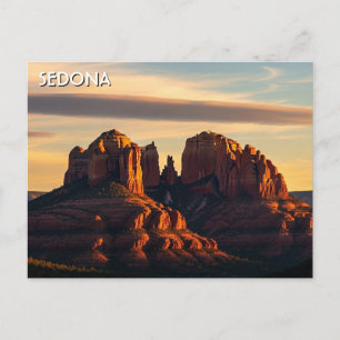 Carte Postale Sedona Arizona Voyage Roches Rouges Vertical