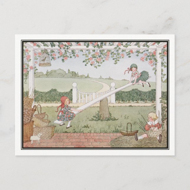 Carte Postale See-Saw, Marjorie Daw de H. Willebeek Le Mair (Devant)