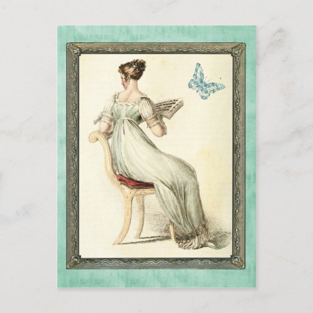 Carte Postale Seed Regency Lady - Turquoise (Devant)