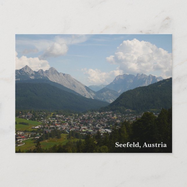 Carte postale Seefeld Autriche (Devant)