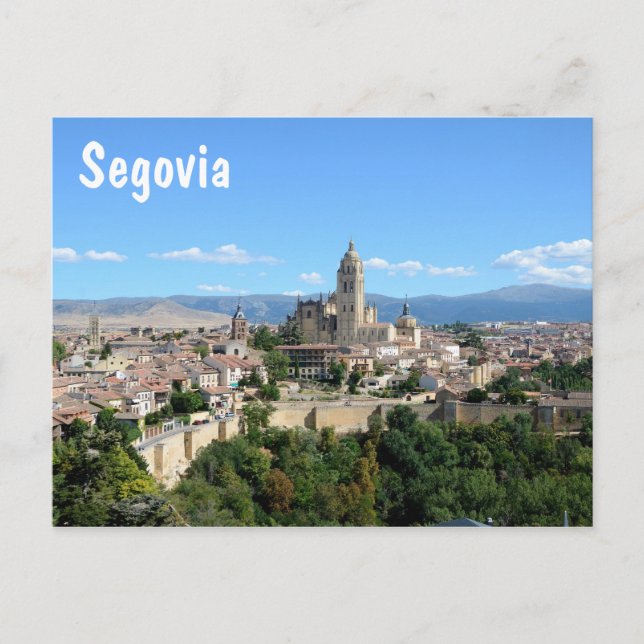 Carte Postale Ségovie, Espagne (Devant)