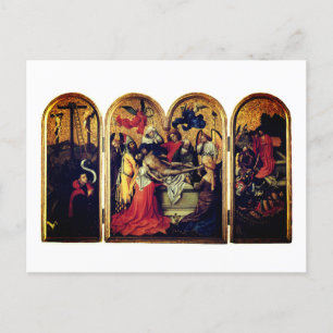Carte Postale Seilern Triptych (par Robert Campin)
