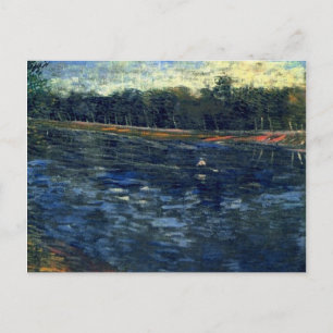Carte Postale Seine avec bateau à rames, Van Gogh Fine Art