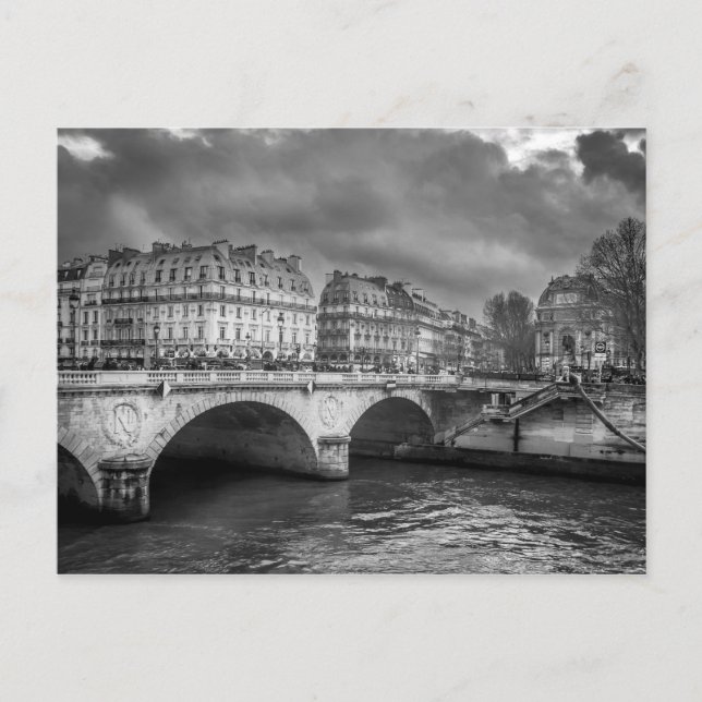 Carte Postale Seine de la Rivière Noire et Blanche (Devant)