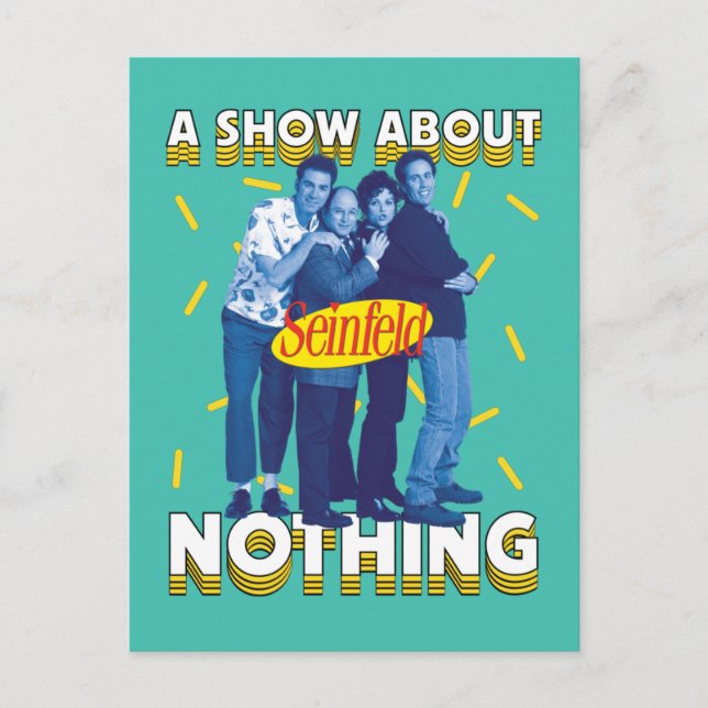 Carte Postale Seinfeld | A Show About Nothing (Devant)