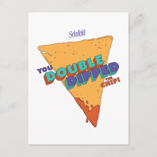 Carte Postale Seinfeld | Vous avez deux fois trempé la puce (Devant)