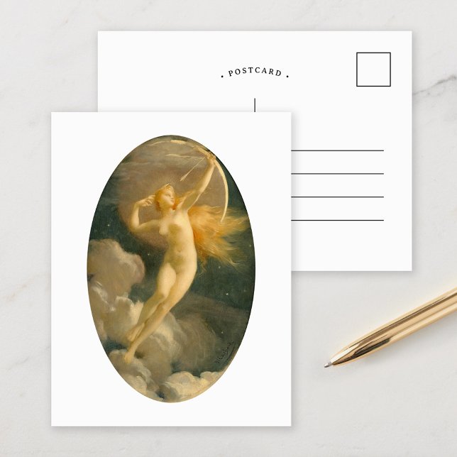 Carte Postale Séléné, déesse de la Lune | Jules Machard (Créateur téléchargé)