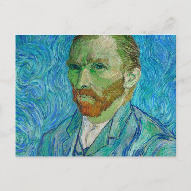 Carte Postale Self-Portrait, 1889 by Vincent van Gogh (Devant)