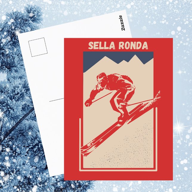 Carte Postale Sella Ronda Alta Badia Station de ski Italie - Vin (Créateur téléchargé)
