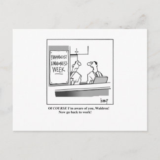 Carte Postale Semaine de sensibilisation aux pharmaciens