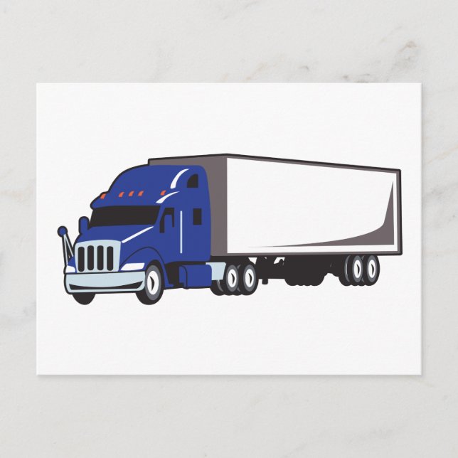 Carte Postale Semi-camion (Devant)
