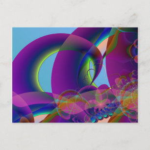 Carte postale semi-circulaire