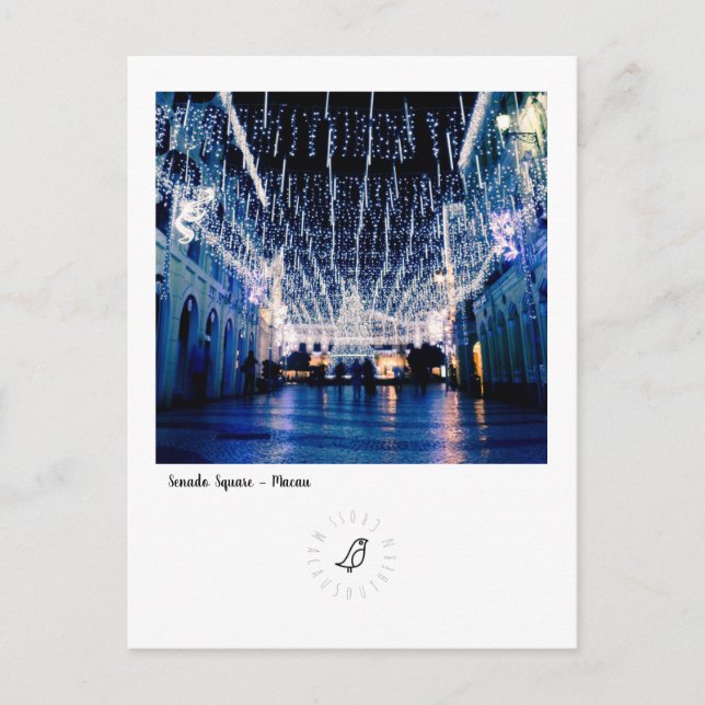 Carte Postale Senado Carré à Noël (Devant)