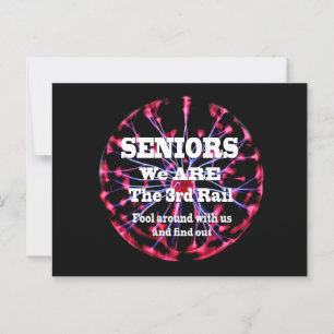 Carte Postale Seniors Nous Sommes Le Troisième Rail