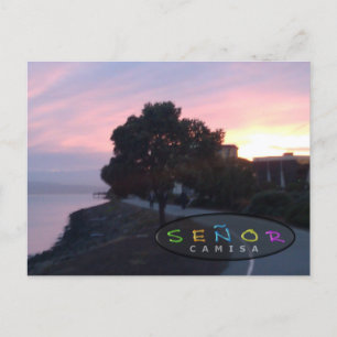 Carte Postale Señor Camisa Creative Sunrise