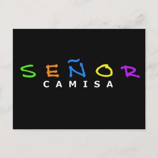 CARTE POSTALE SENOR CAMISA POSTCARD