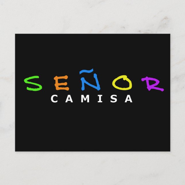 CARTE POSTALE SENOR CAMISA POSTCARD (Devant)