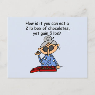 Carte Postale Sens du chocolat