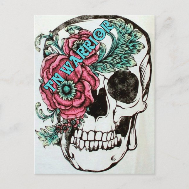 Carte Postale Sensibilisation à la neuralgie trigeminale (Devant)