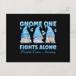 Carte Postale Sensibilisation au cancer de la prostate Gnome ble