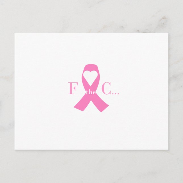Carte postale Sensibilisation au cancer du sein (Devant)