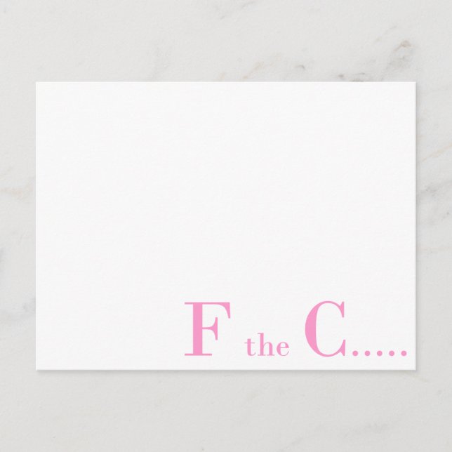 Carte postale Sensibilisation au cancer du sein (Devant)